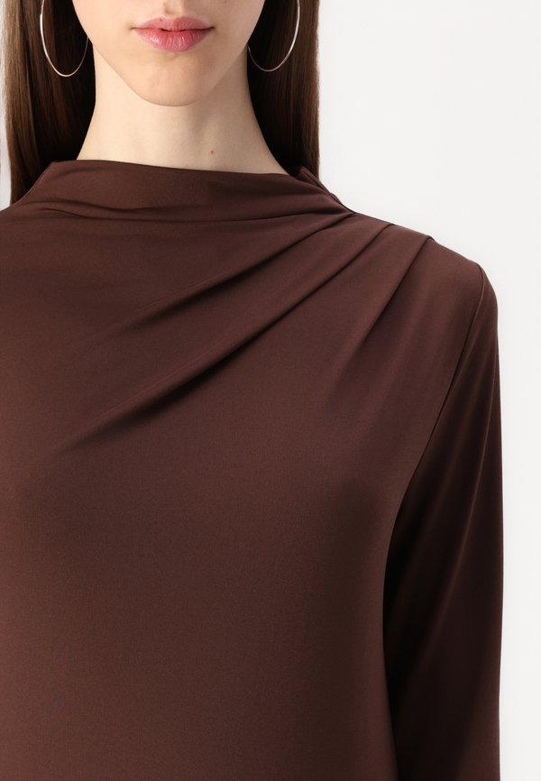 PCMADISON DRAPED - Long sleeved top - chicory coffee4
