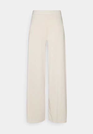 MY LUXE FLOWY PANTS - Pantalones - creme