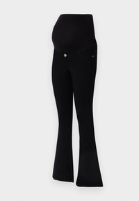 OLMRAIN LIFE PUSH UP FLARED - Platėjantys džinsai - black denim