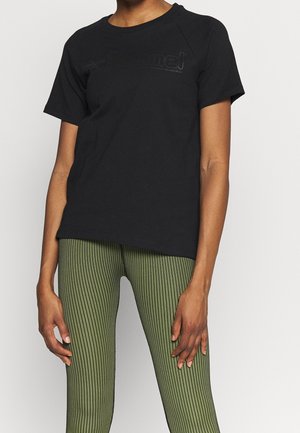 T-shirt con stampa - black
