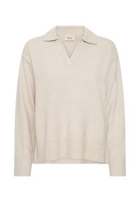 Tops ar garām piedurknēm - limestone melange