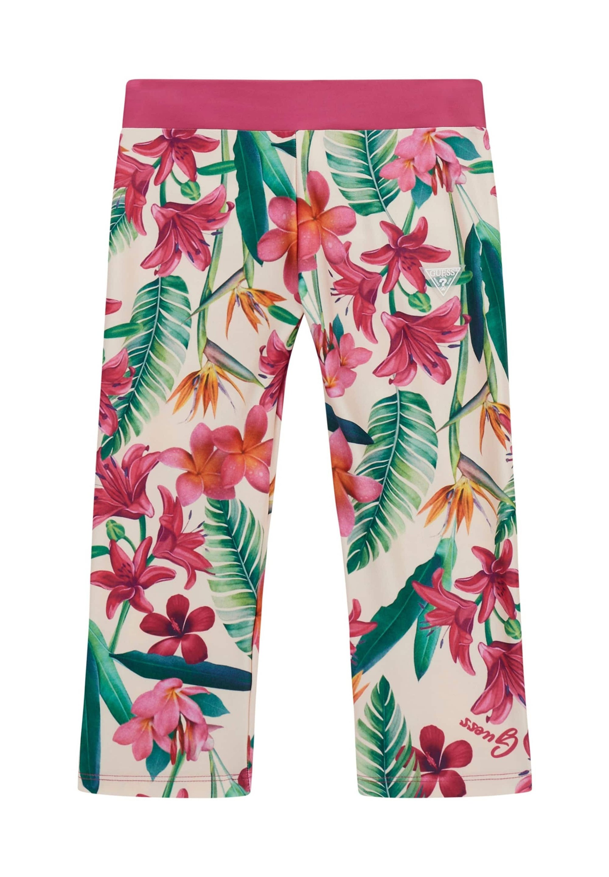 Guess Leggings blumenmuster/fuxia