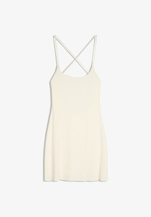 Bershka, SHIMMERY RUSTIC - MINI DRESS - Vestito casual - beige