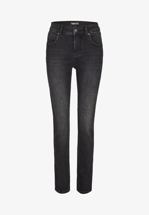 CICI' IM USED-LOOK - Jean slim - black