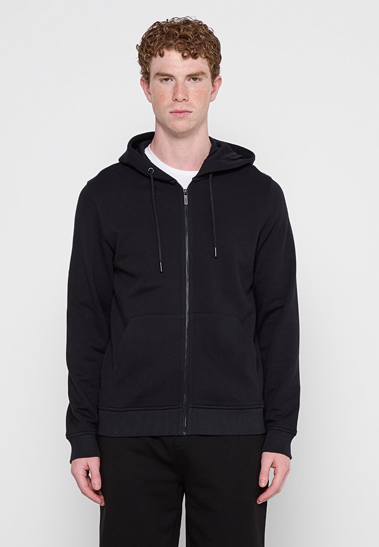 Karl Lagerfeld Sweater met rits donkerblauw