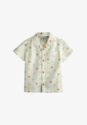 JoJo Maman Bébé, REGULAR FIT - PALM TREE CHEESECLOTH SHIRT - Skjorter - cream palm tree