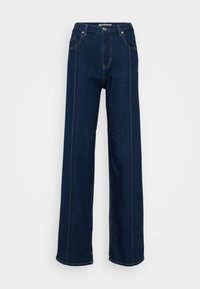 ONLBELA - Tiesaus kirpimo džinsai - dark blue denim