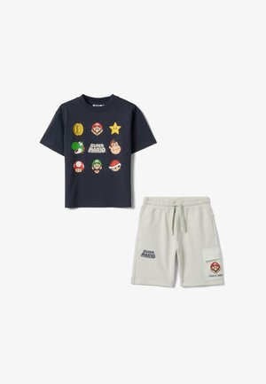 OVS, SET - Shorts - black white