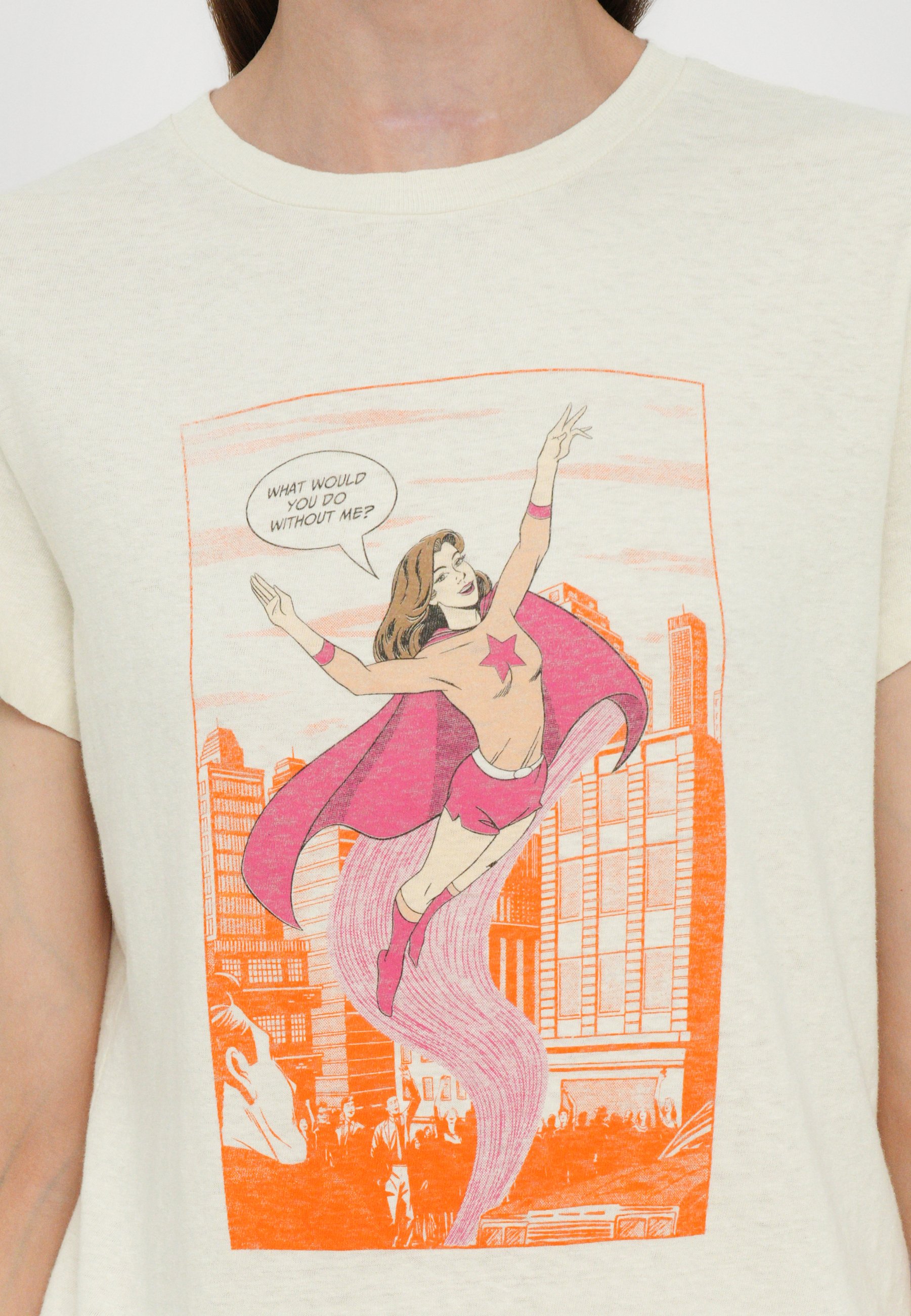 RE/DONE CLASSIC TEE PEANUTS CRUSH - Print T-shirt - vintage