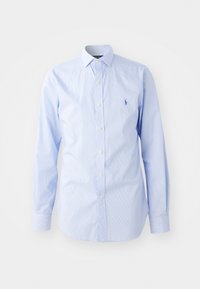 SLIM FIT STRIPED POPLIN SHIRT - Camisa - blue/white
