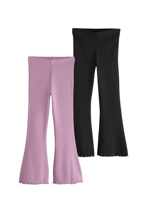 Next, 2 PACK - Legging (type pantalon) - black and purple