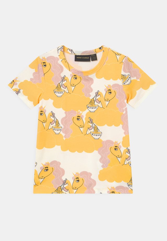 UNICORN NOODLES UNISEX - T-shirt print - yellow