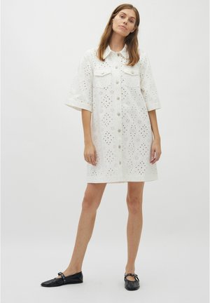 MIRA - Abito a camicia - white