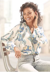LASCANA Bluse - creme bedruckt