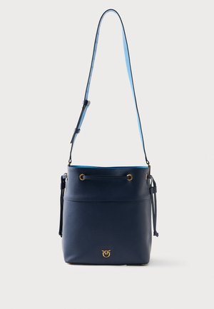 SECCHIELLO CLASSIC DOUBLE - Sac bandoulière - blu/azzurro/gold-coloured