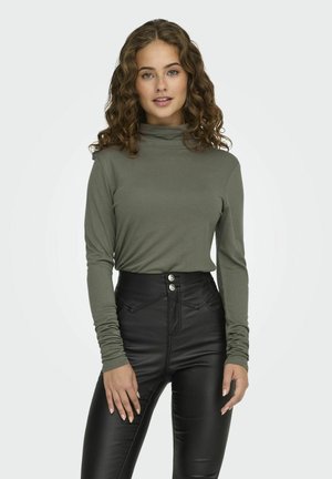 SUMA ROLLNECK  JRS ATK - Topper langermet - walnut