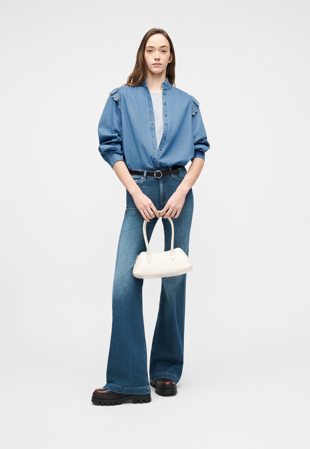 ONLPIPER FRILL SHIRT