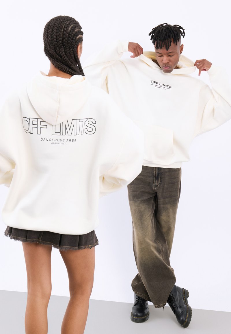 YOURTURN UNISEX - Hoodie - egret