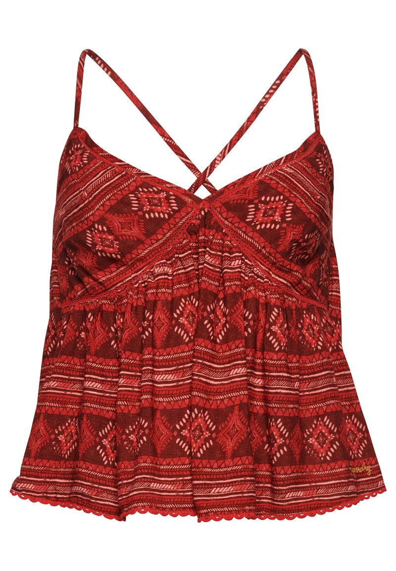 Superdry & Co Top rood Superdry & Co Top rood