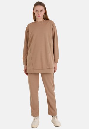 REFKA SET - Sweatshirt - beige