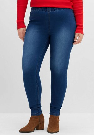 Sheego, 2 PACK - Jeggings - blue denim dark blue denim