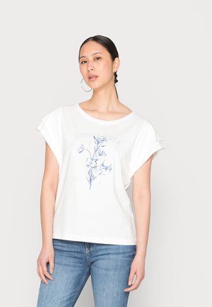 T-shirt con stampa - off white
