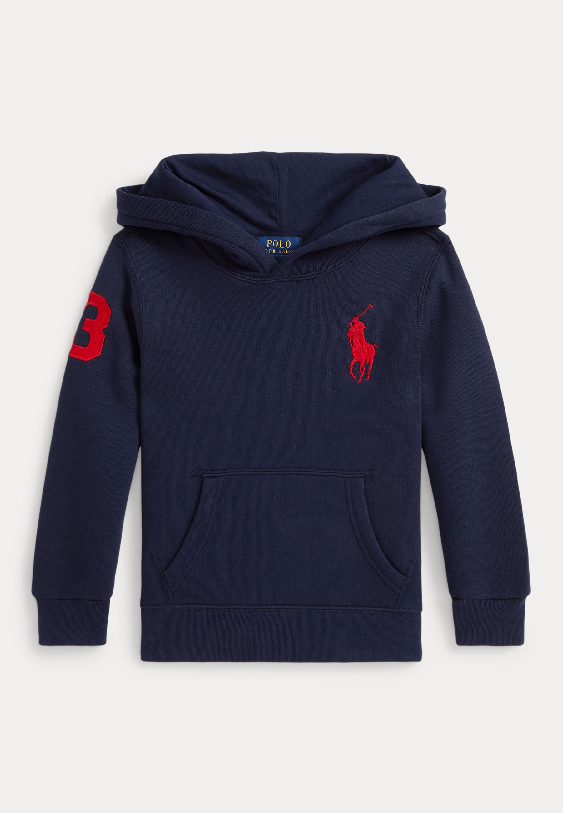 Polo Ralph Lauren BIG PONY FLEECE HOODIE UNISEX - Hoodie - black