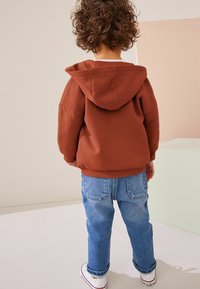 Next Sweat zippé - rust brown