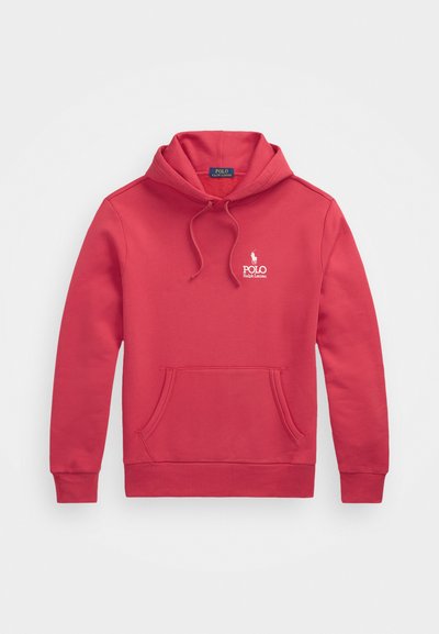 Polo Ralph Lauren LOGO FLEECE HOODIE - Pulover s kapuco - sunrise red