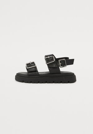 UNISEX - Sandals - black