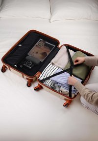 fergé SET MILANO Trolley burgundy braun/bordeaux