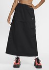 ESSTL WVN MR CGO  - Maxi skirt - black white