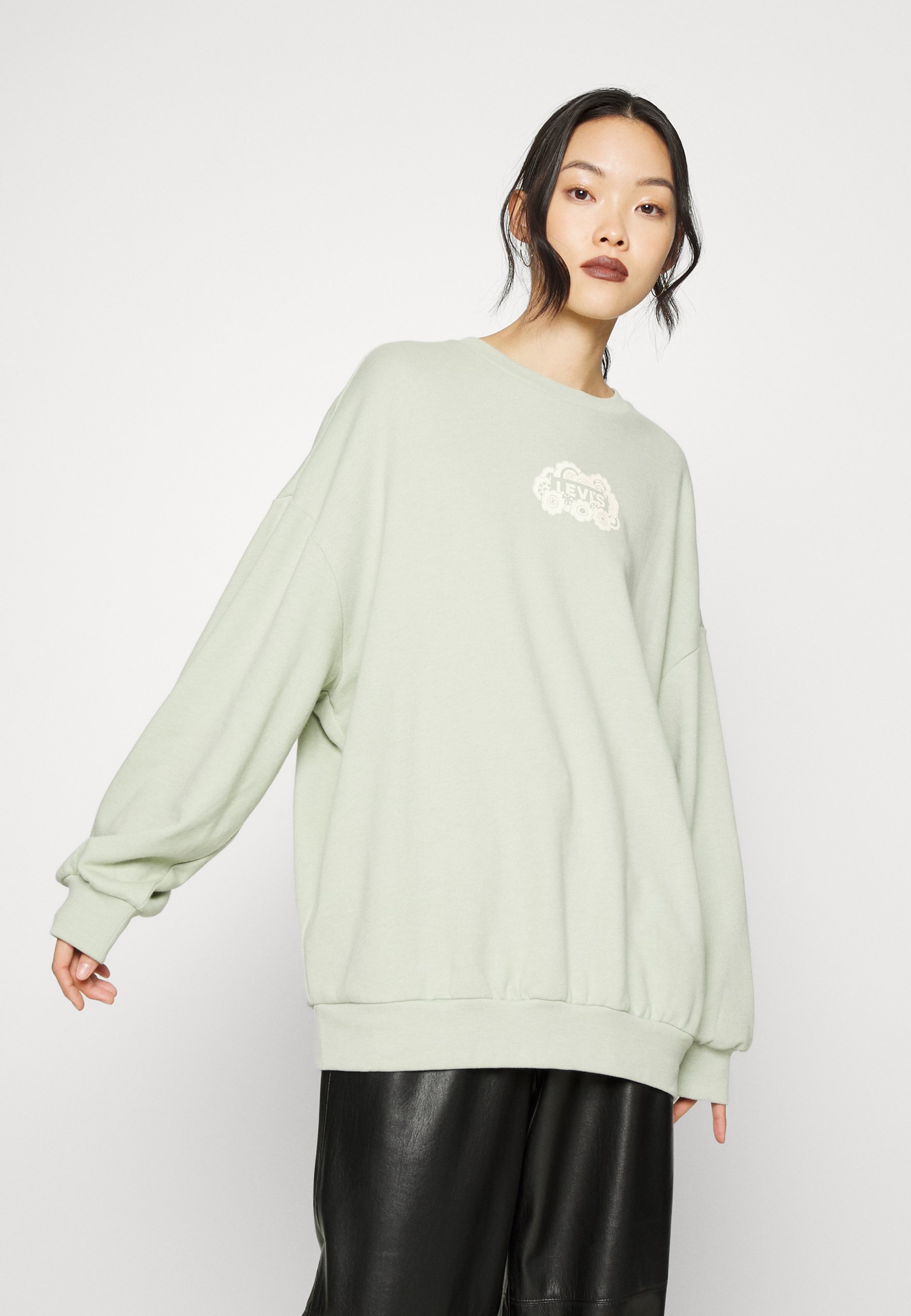 Levi's® GRAPHIC CREW - Sudadera - desert sage/verde claro - Zalando.es