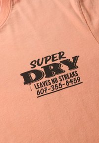 Superdry & Co TRADE TOOLS - T-shirts print - copper tan orange