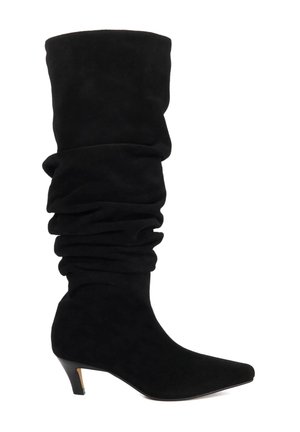 SAUNDERS RUCHED COMMA HEEL - Boots - black