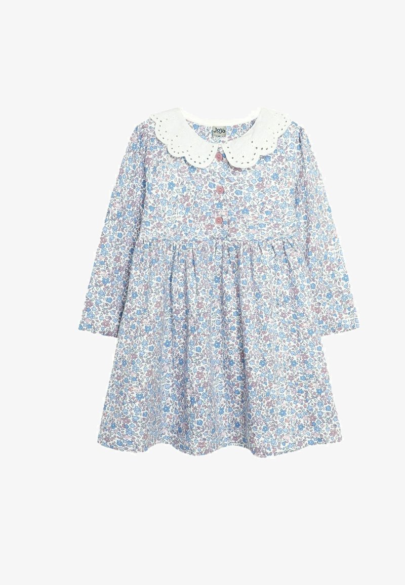 JoJo Maman Bébé BLOOM FLORAL REGULAR FIT - Tričkové šaty - pink