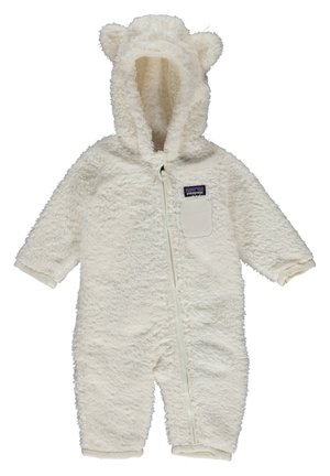 Patagonia BABY FURRY FRIENDS BUNTING UNISEX - Combinaison - gravel heather w/white
