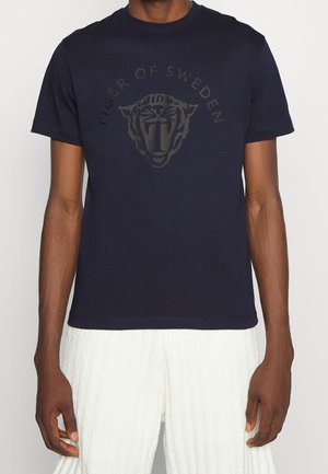 T-Shirt print - dark blue