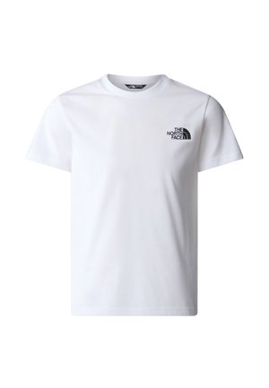 The North Face TEEN SIMPLE DOME TEE UNISEX - Sportovní tričko - white