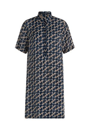 Betty Barclay, BETTY BARCLAY MIT AUFDRUCK HEMDBLUSENKLEID - Robe chemise - dark blue brown