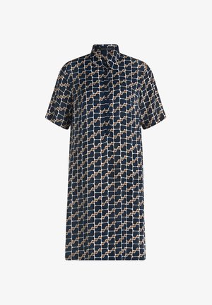 Betty Barclay, BETTY BARCLAY MIT AUFDRUCK HEMDBLUSENKLEID - Blusenkleid - dark blue brown