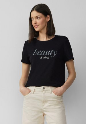 LETTRES ET SEQUINS - Print T-shirt - schwarz