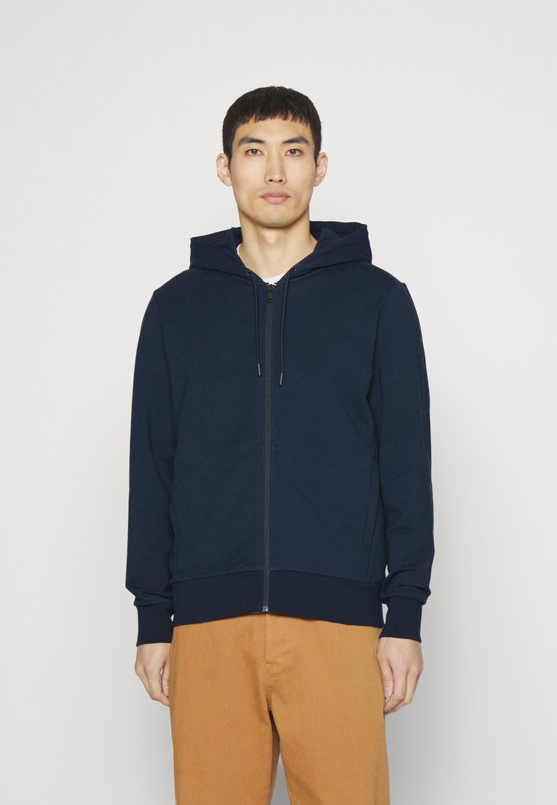 Hackett London ESSENTIAL HOODY Zipup sweatshirt navy/dark blue