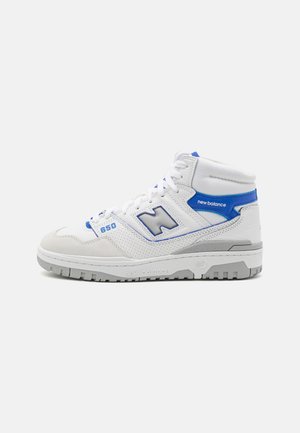 650 UNISEX - High-top trainers - white/light blue