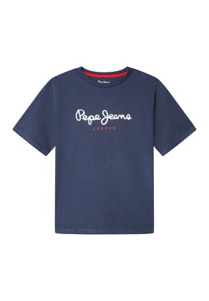 T-shirt con stampa - navy