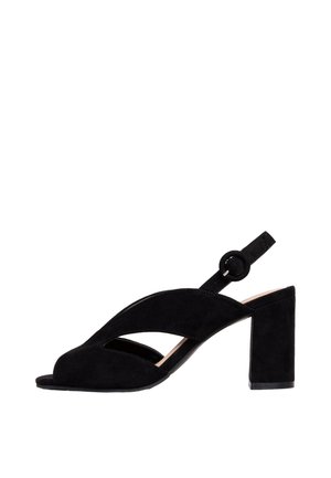 Friends Like These REGULAR FIT - MID BLOCK HEEL - Korolliset sandaalit - black
