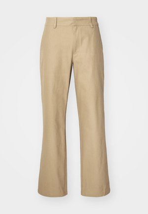Han Kjøbenhavn, STRAIGHT LEG TROUSERS UNISEX - Nohavice - khaki beige