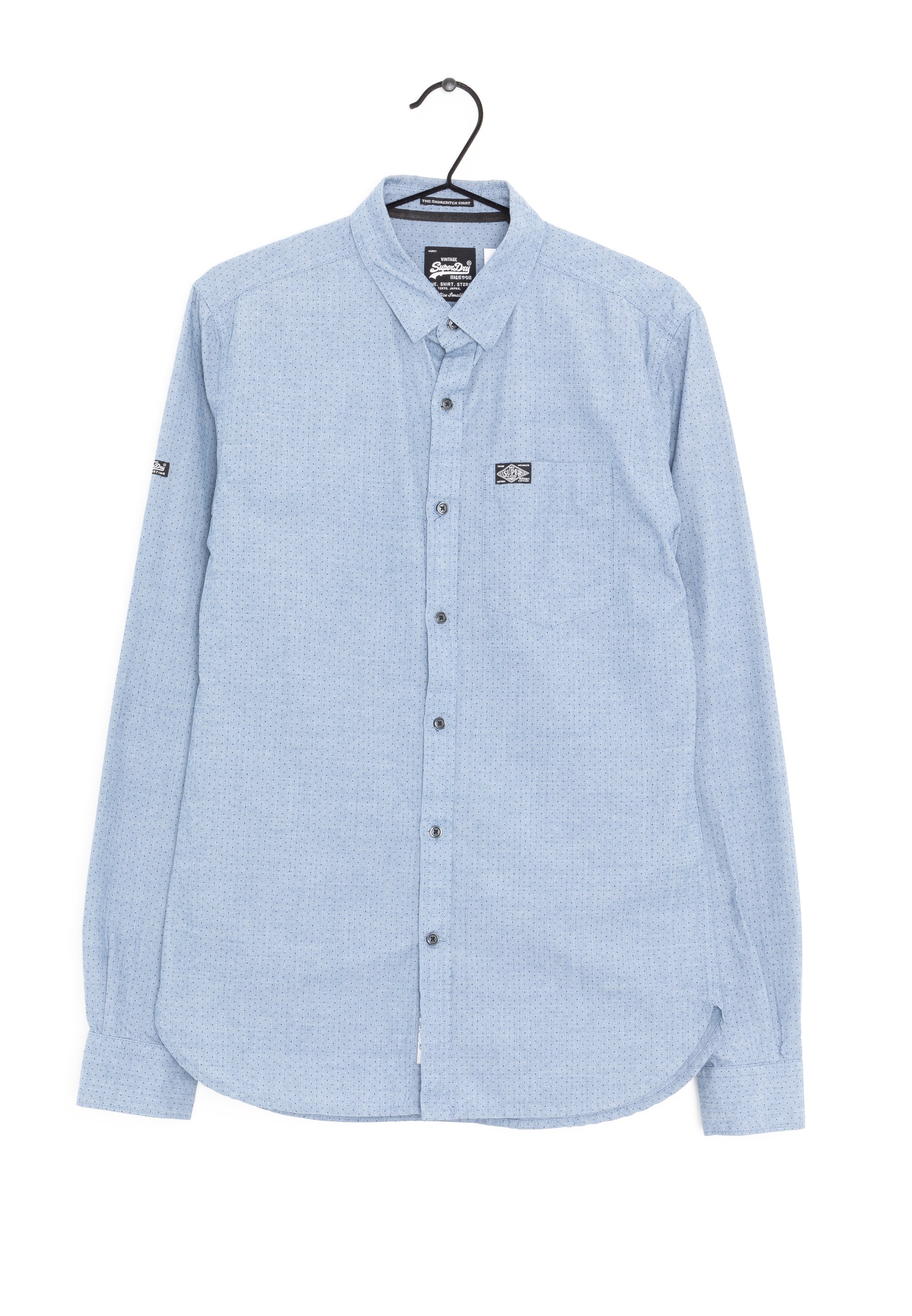 Superdry Co Chemise blue/bleu (Seconde main) ZALANDO
