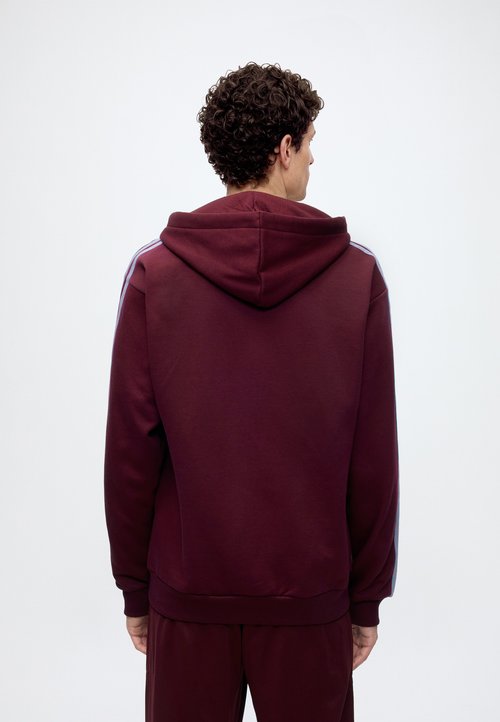 adidas ESSENTIALS 3 STRIPES FULL ZIP - Sudadera con cremallera - team maroon/slate — photo 3