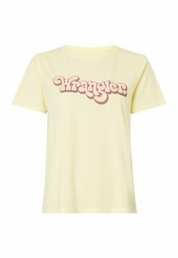 Tommy Hilfiger GLOBAL TEE - T-shirt con stampa - desert sky/blu scuro